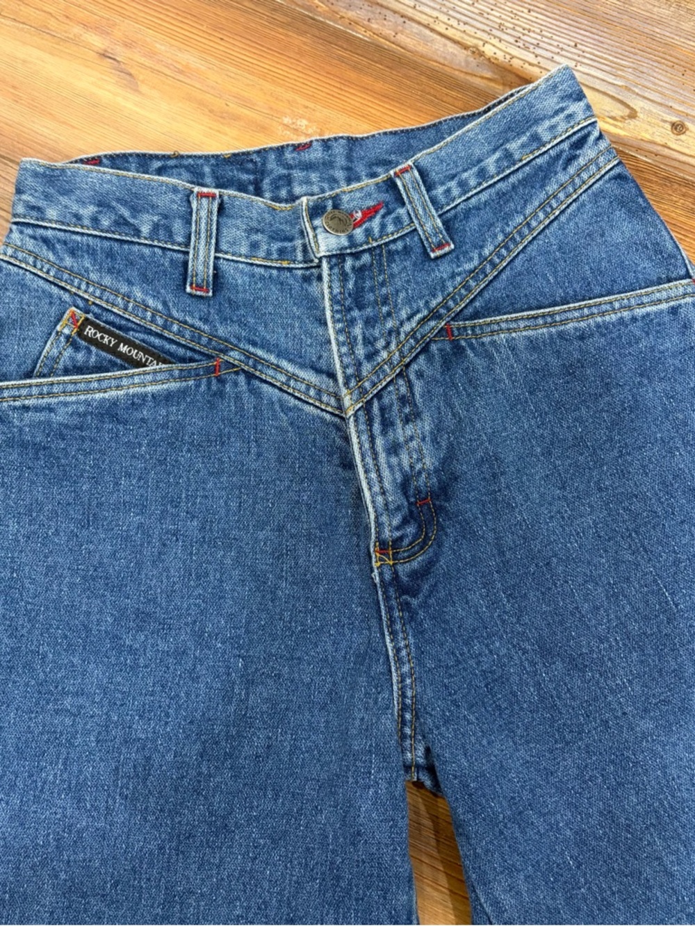 Vintage 80s/90s Rocky Mountain Western High-Waisted Denim Jeans